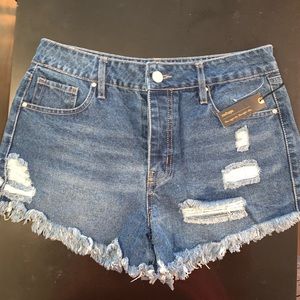 ⚡️REFUGE high waisted jean shorts